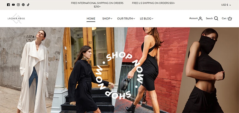 Lâcher Prise - Fashion in beauty - Fashion in Beauty Best Vegan Clothing Brands - Lacher Prise offering chic, sustainable fashion with a focus on versatile, eco-friendly pieces, perfect for a minimalist wardrobe.