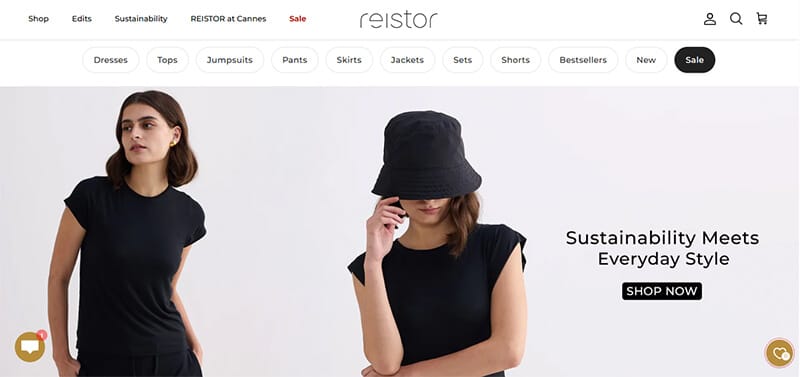 Reistor - Fashion in beauty - Fashion in Beauty Best Vegan Clothing Brands - Reistor's sustainable fashion collection, blending everyday style with environmentally conscious designs made from vegan and sustainable materials.