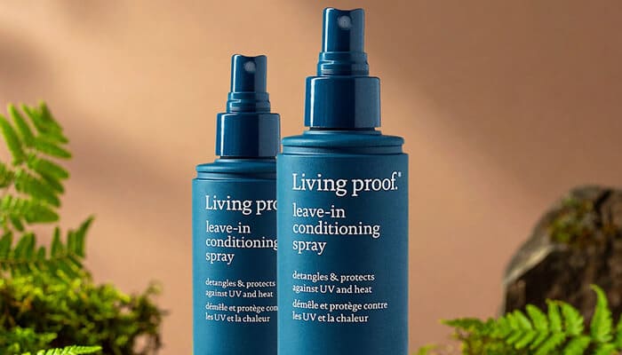 Living Proof Leave-In Conditioning Spray - Fashion in beauty - Fashion in Beauty Living Proof leave-in conditioning sprays designed to detangle and shield hair from heat damage, positioned as a Best Heat Protectant Spray for UV and thermal protection.