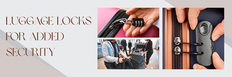 Luggage Locks for Added Security - Fashion in beauty - Fashion in Beauty TSA luggage lock securing suitcase zipper for added travel security.