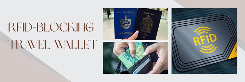 RFID-Blocking Travel Wallet - Fashion in beauty - Fashion in Beauty RFID-blocking travel wallet protecting passport and credit cards from digital theft.