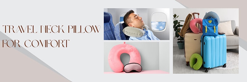 Travel Neck Pillow for Comfort - Fashion in beauty - Fashion in Beauty Travel neck pillow providing ergonomic support during flights and long journeys.