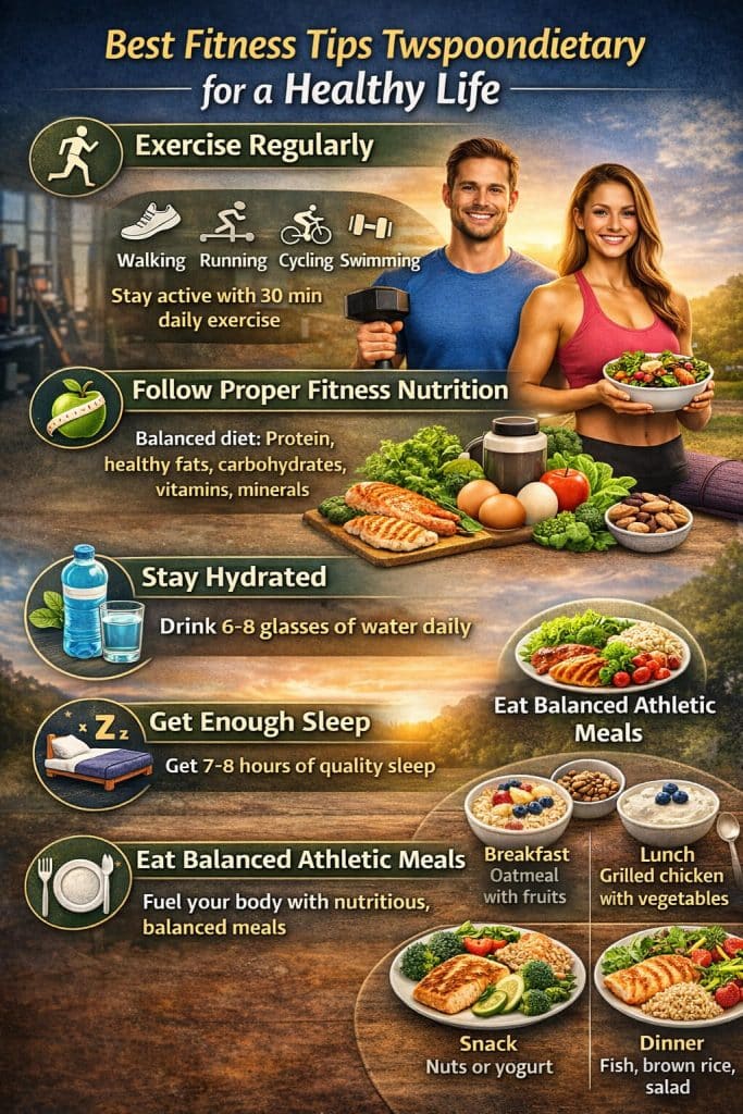 Best Fitness Tips Twspoondietary for a Healthy Life - Fashion in beauty - Fashion in Beauty Best fitness tips twspoondietary for a healthy life: exercise regularly, follow proper nutrition, stay hydrated, get enough sleep, and eat balanced meals for optimal health Which Is the Best Fitness Tips Twspoondietary