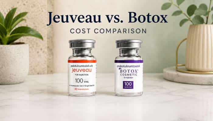 Cost Comparison: Jeuveau vs. Botox - Fashion In Beauty - Fashion in Beauty Jeuveau vs. Botox cost comparison image featuring prabotulinumtoxinA and onabotulinumtoxinA injectable neurotoxins, highlighting pricing differences, treatment value, wrinkle reduction effectiveness, cosmetic dermatology options, FDA-approved anti-aging treatments, and patient budget considerations.