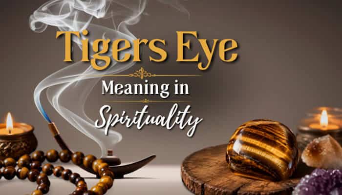 Tigers Eye Meaning in Spirituality - Fashion In Beauty - Fashion in Beauty Tigers Eye Meaning spiritual symbolism featuring a polished tiger’s eye gemstone placed with incense smoke, candles, prayer beads, and healing crystals, representing protection, grounding energy, mental clarity, courage, and solar plexus chakra balance in holistic spiritual practices.