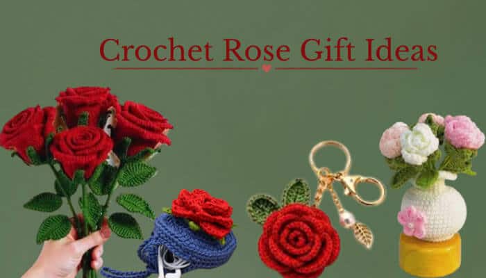 Crochet Rose Gift Ideas - Fashion In Beauty - Fashion in Beauty Crochet Rose gift ideas featuring handmade yarn roses, crochet flower bouquets, rose keychains, and creative DIY crafts for personalized presents and home decor