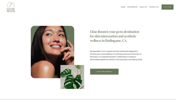 Glow Room - Fashion in beauty - Fashion in Beauty Wellness Appointments at a luxury med spa offering skin rejuvenation and aesthetic wellness treatments