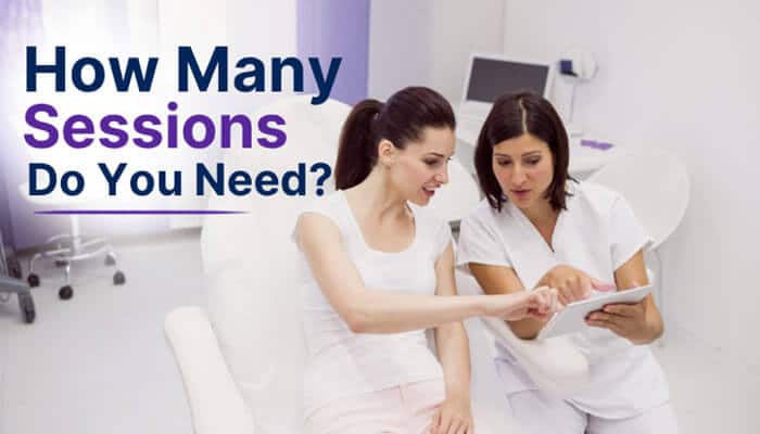 How Many Sessions Do You Need - Fashion In Beauty - Fashion in Beauty Fat Dissolving Injections Korea consultation showing a patient discussing treatment sessions with a specialist for personalized non-surgical fat reduction and body contouring results.
