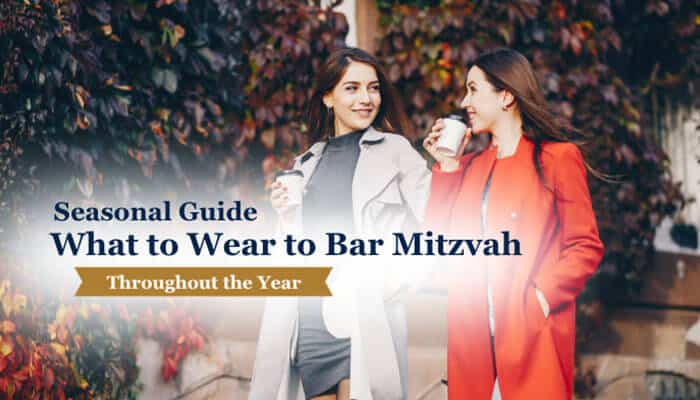 Seasonal Guide What to Wear to Bar Mitzvah Throughout the Year - Fashion In Beauty - Fashion in Beauty What to Wear to Bar Mitzvah seasonal style guide showing elegant guest outfits for spring, summer, fall, and winter celebrations with appropriate formal fashion choices