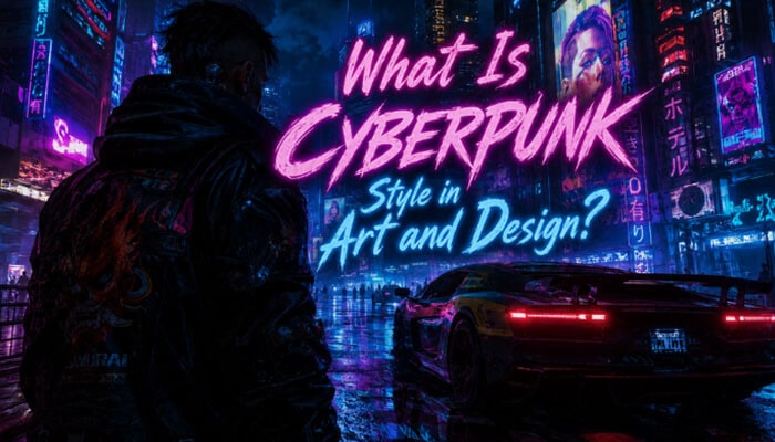 What Is Cyberpunk Style in Art and Design - Fashion In Beauty - Fashion in Beauty What Is Cyberpunk Style in art and design featuring a futuristic neon city, cyberpunk-inspired architecture, digital landscapes, advanced technology, and dark urban aesthetics influenced by science fiction and modern visual culture.