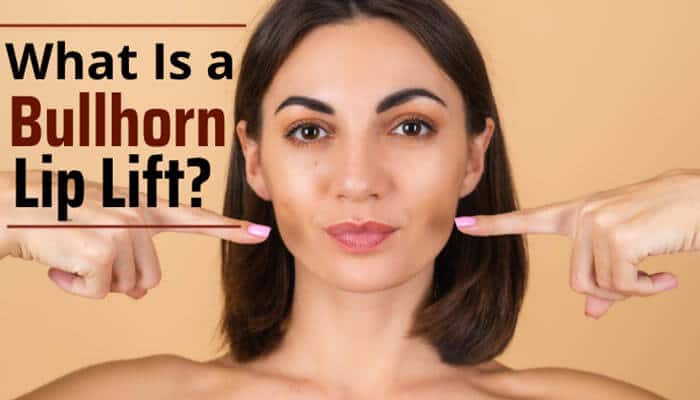 What Is a Bullhorn Lip Lift - Fashion In Beauty - Fashion in Beauty Italian Lip Lift vs Bullhorn Lip Lift explained with a woman demonstrating upper lip enhancement, highlighting bullhorn lip lift technique, philtrum shortening, and facial proportion improvement