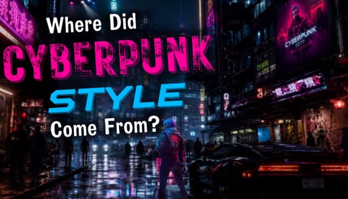 Where Did Cyberpunk Style Come From - Fashion In Beauty - Fashion in Beauty What Is Cyberpunk Style shown through a futuristic neon cityscape representing cyberpunk fashion origins, dystopian aesthetics, sci-fi culture, digital technology, and urban streetwear influences.