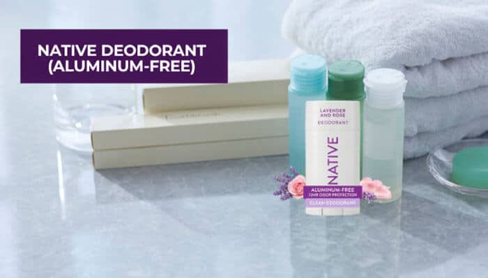 Native Deodorant Aluminum-Free - Fashion In Beauty - Fashion in Beauty Best Antiperspirant for Women comparison featuring Native aluminum-free Lavender & Rose deodorant, formulated for long-lasting underarm odor protection.
